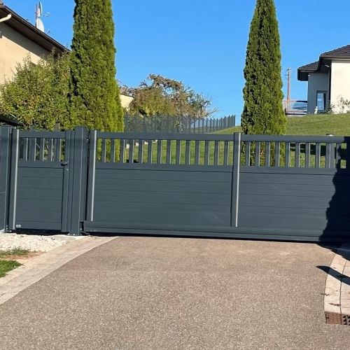 Image de Portail gris anthracite